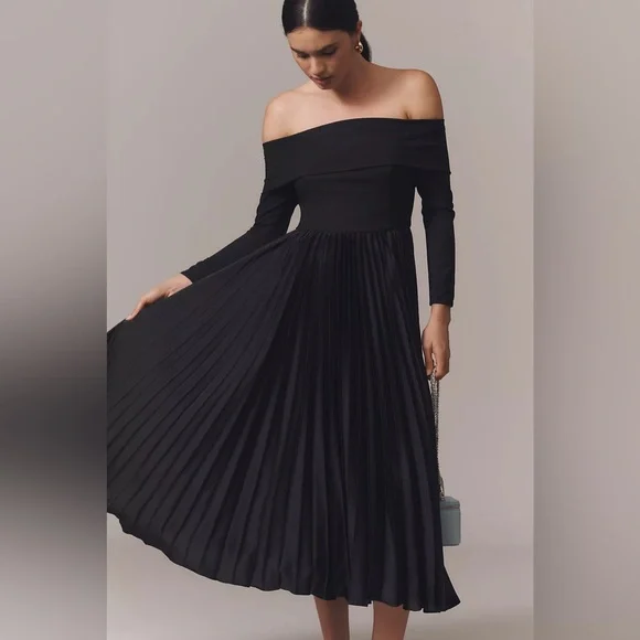 Hutch | Dresses | Hutch Black Offshoulder Blythe Long Sleeve Dress New  Sealed In Bag | Poshmark